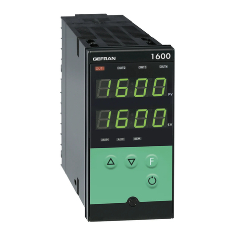 gefran 1600 Installation and operation manual