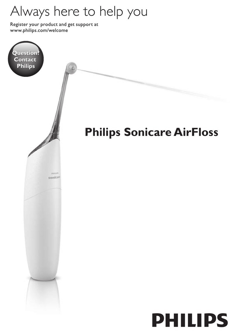 Philips HX8211 AirFloss Retail User manual Philips HX8211 AirFloss Retail User manual