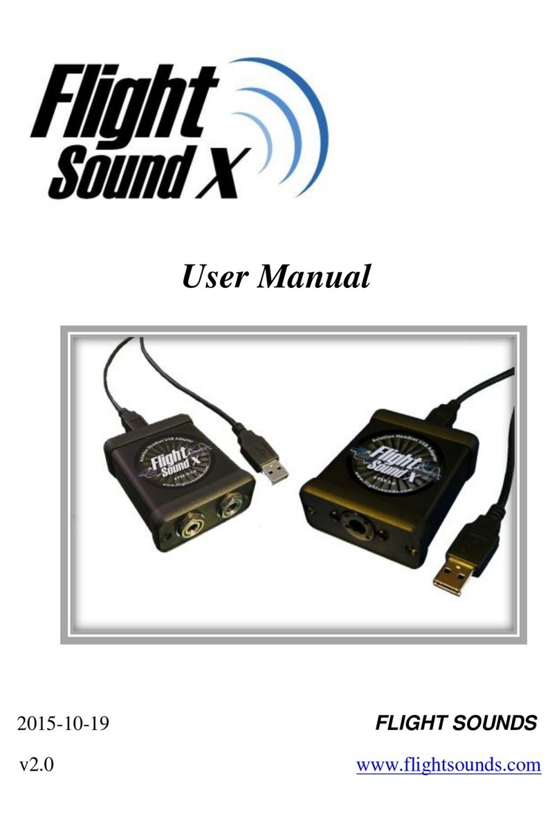 Flight Sounds Flight Sound X user manual