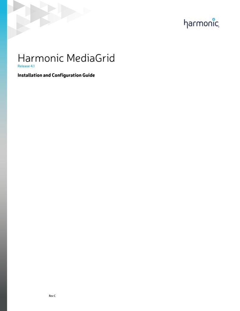 Harmonic MediaGrid Operator's manual