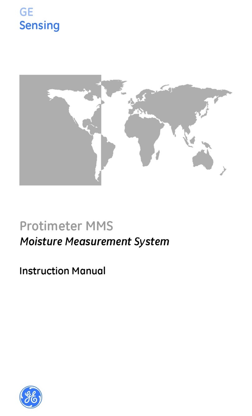 GE Protimeter MMS User manual