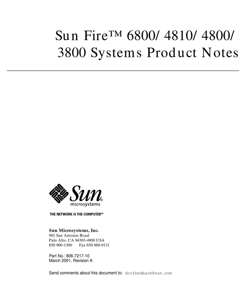 Sun Microsystems Fire 6800 Product notes