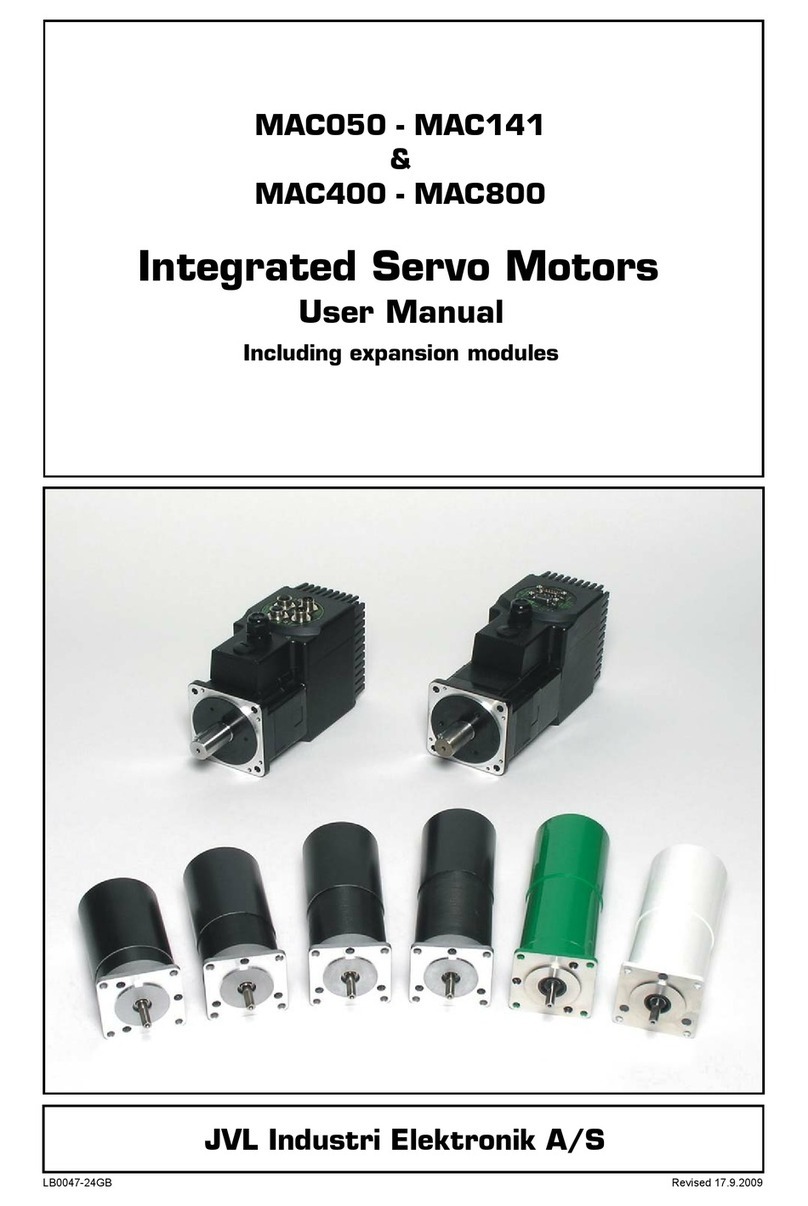 JVL MAC050 User manual