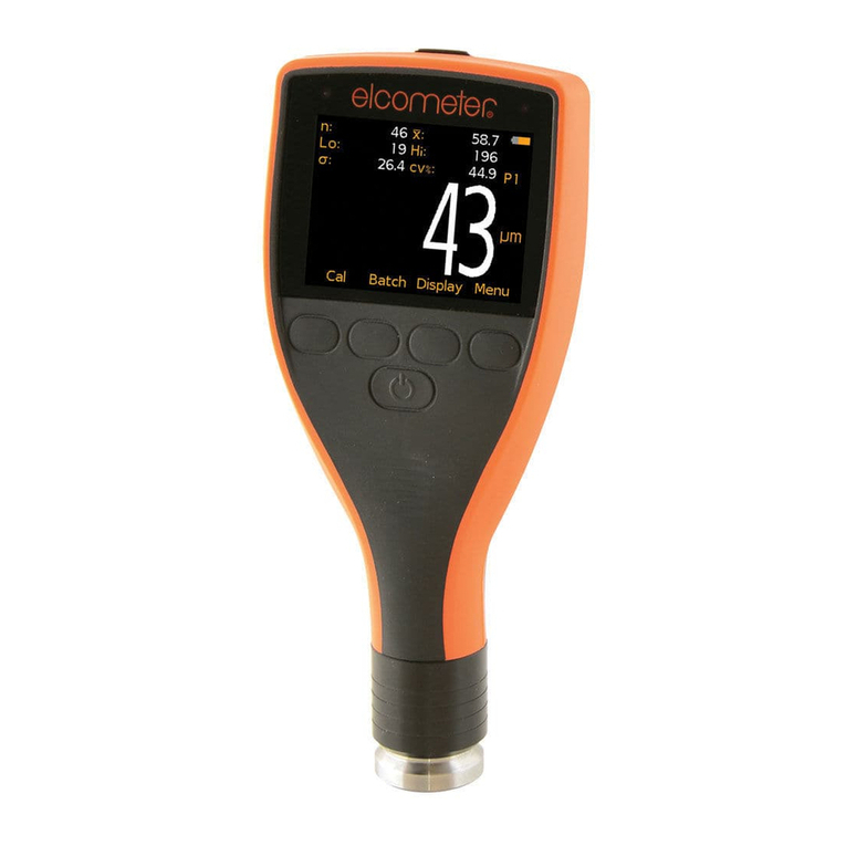 Elcometer 224 operating instructions