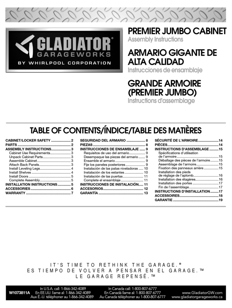 Gladiator PREMIER JUMBO User manual
