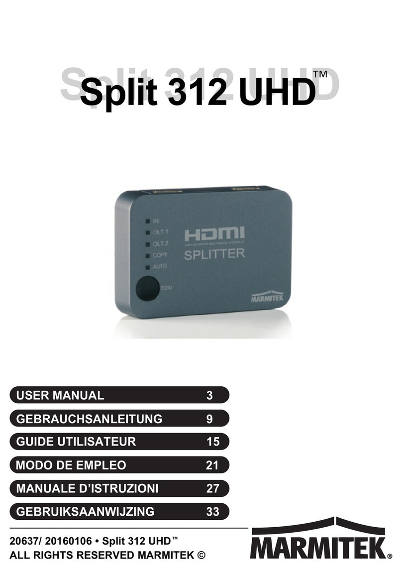 Marmitek Split 312 UHD user manual