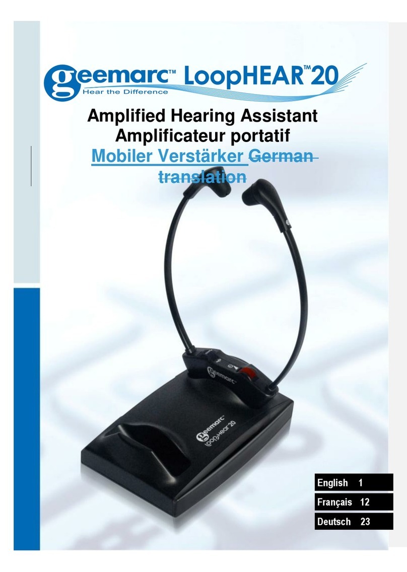 Geemarc LoopHEARTM 20 User manual