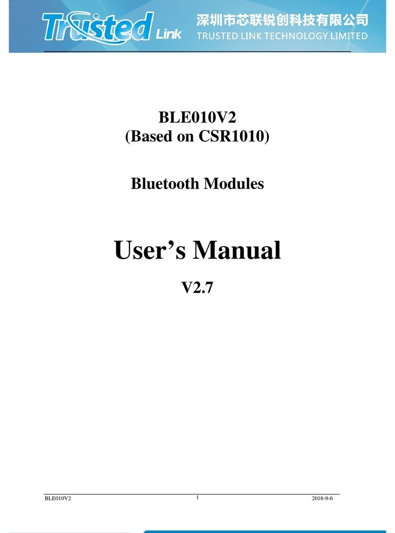 Trusted Link BLE010V2 User manual