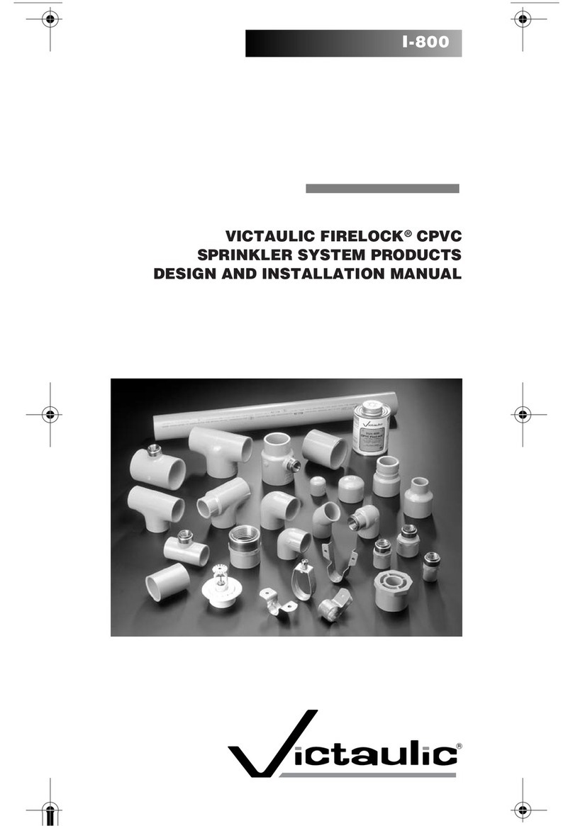Victaulic FireLock I-800 User manual