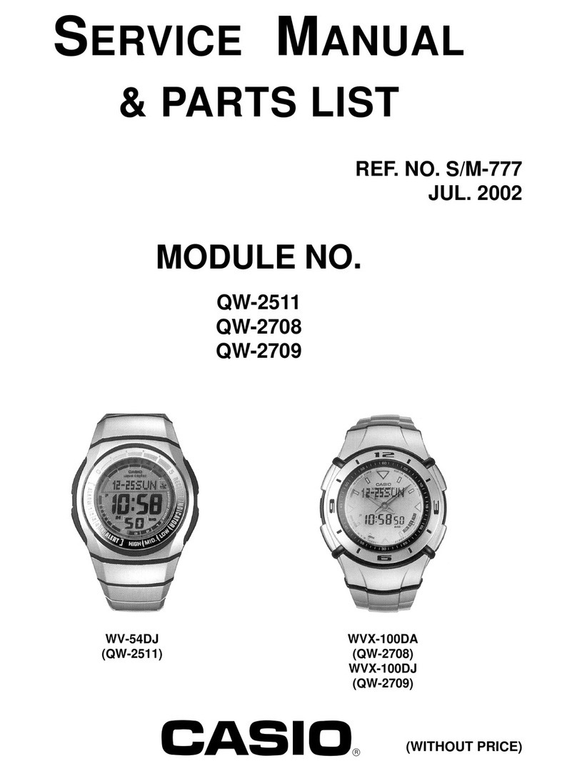 Casio QW-2511 Troubleshooting guide