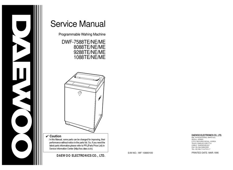 Daewoo DWF-7588TE User manual