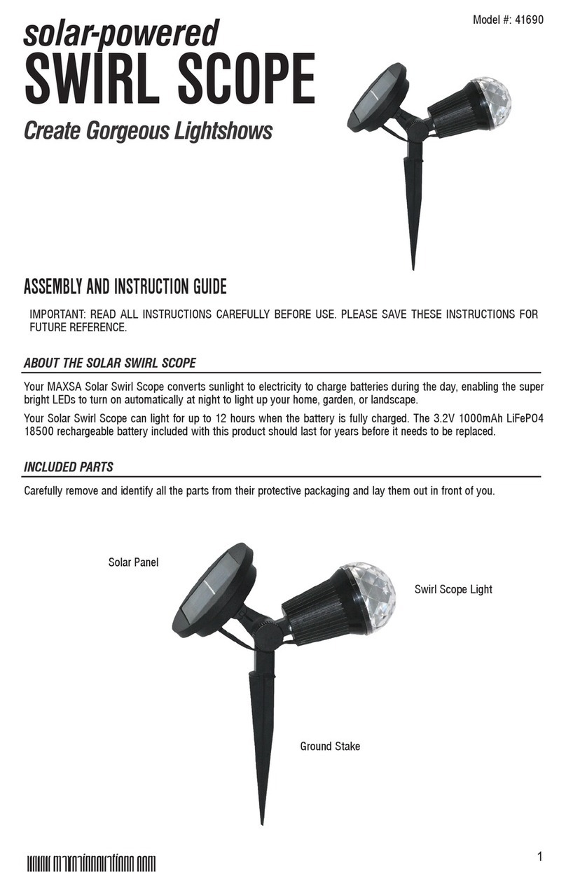 MAXSA 41690 Assembly and instruction manual