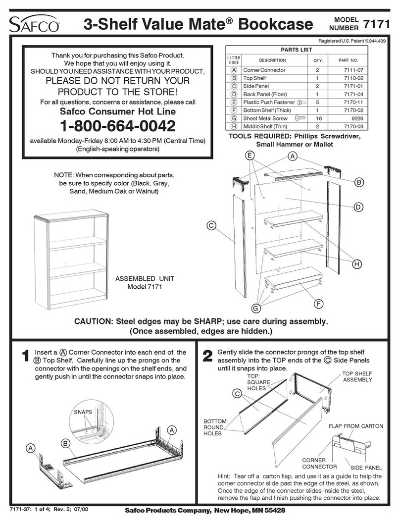 Safco 7171 User manual