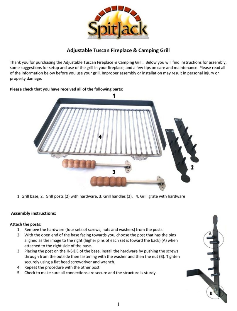 SpitJack Adjustable Tuscan user manual