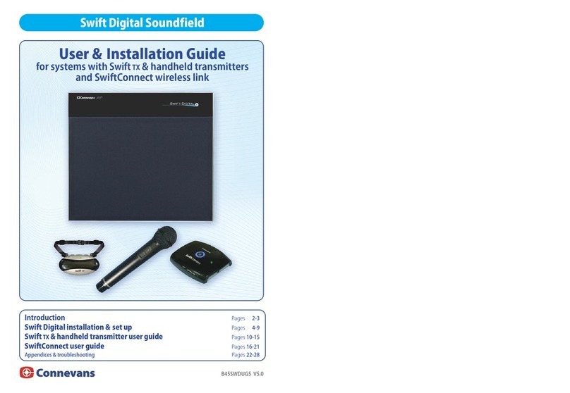 Connevans Swift Digital Soundfield User & installation manual