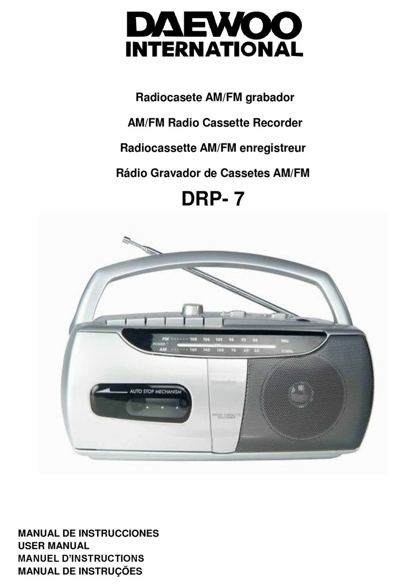 Daewoo DRP-7 user manual
