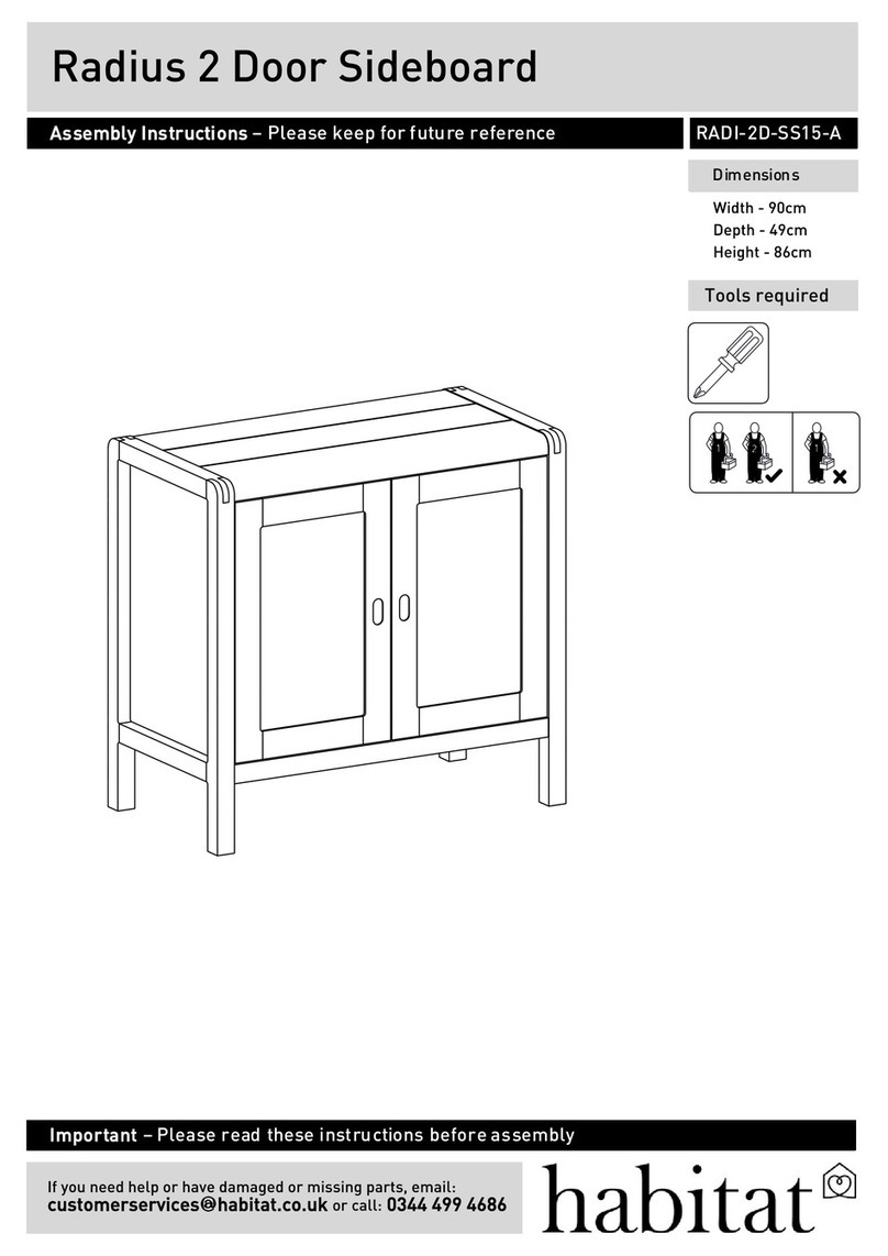 Habitat RADI-2D-SS15-A User manual Habitat RADI-2D-SS15-A User manual