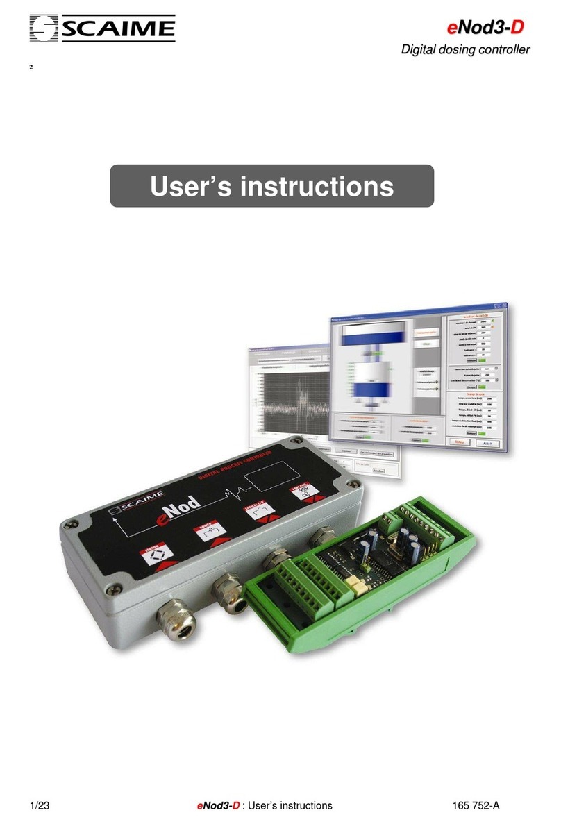 Scaime eNod3-D User manual