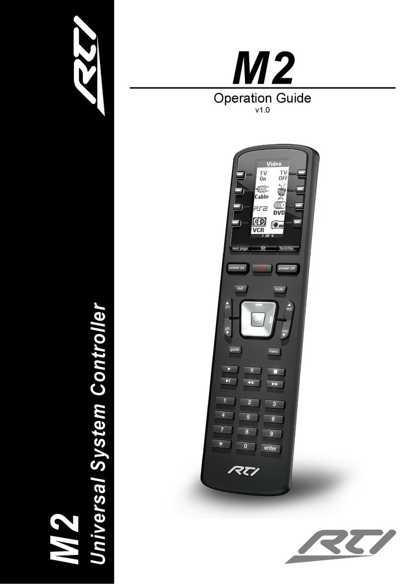 RTI M2 User manual