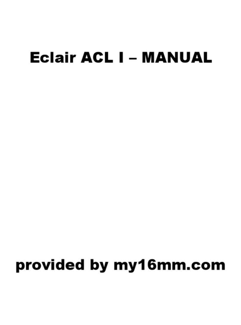 ECLAIR ACL I Camera manual