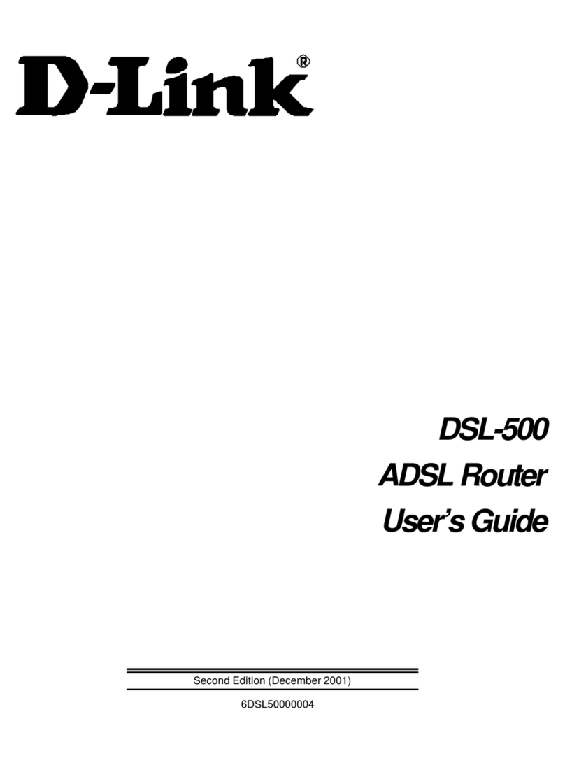 D-Link DSL-500 User manual