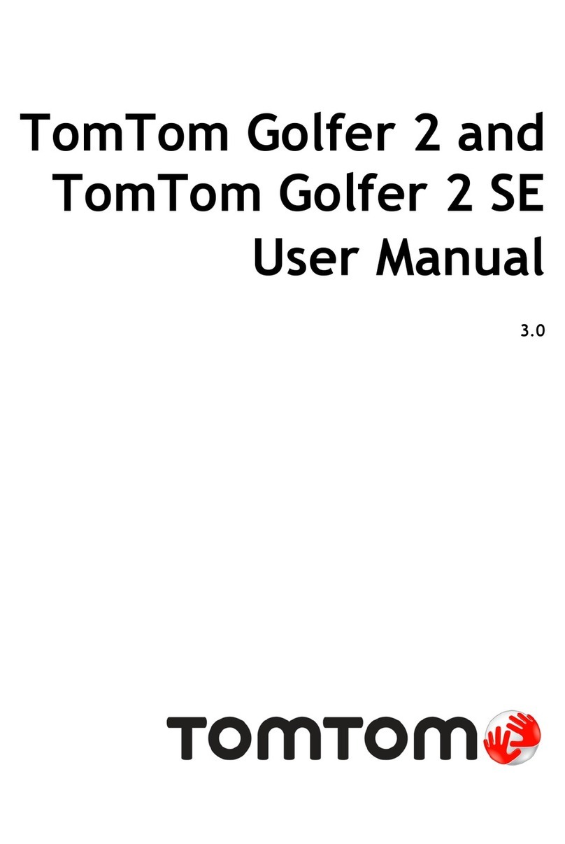 TomTom Golfer 2 User manual TomTom Golfer 2 User manual
