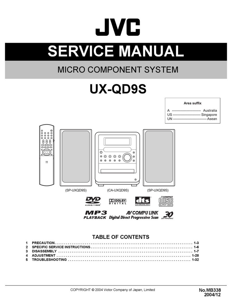 JVC UX-QD9S User manual