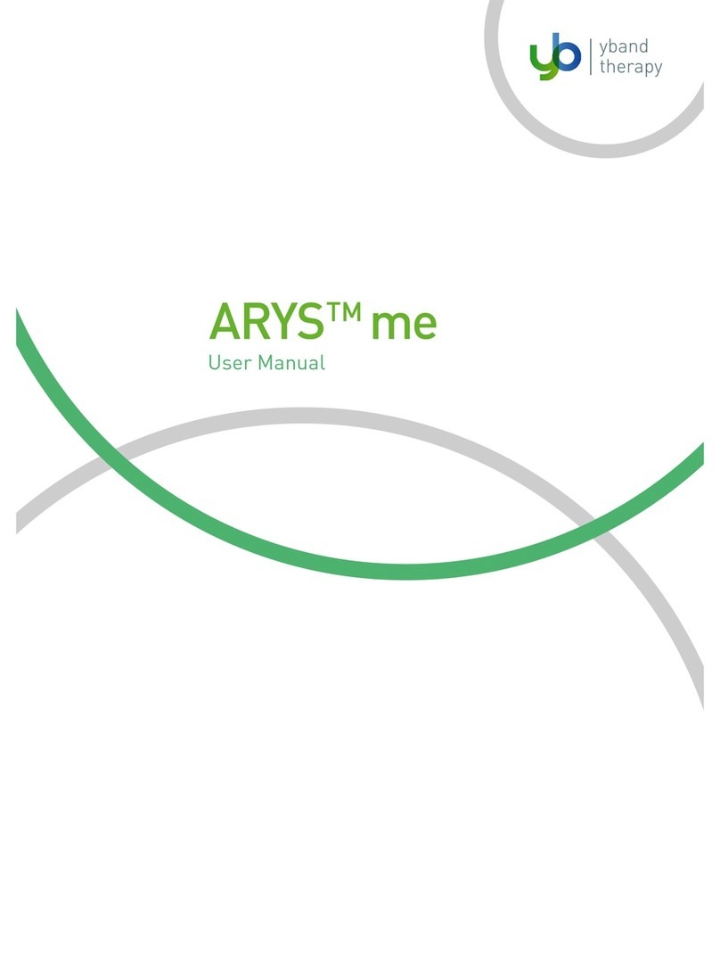 yband therapy ARYS tracker charger user manual
