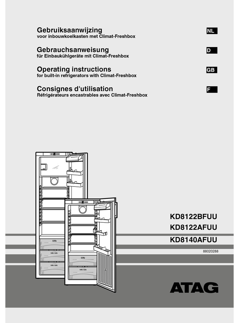 Atag KD8122BFUU User manual Atag KD8122BFUU User manual