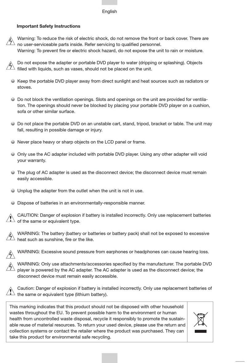 Yarvik PDV103 user manual
