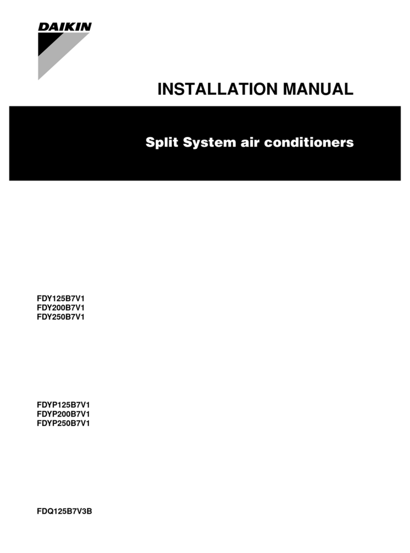 Daikin FDY125B7V1 User manual