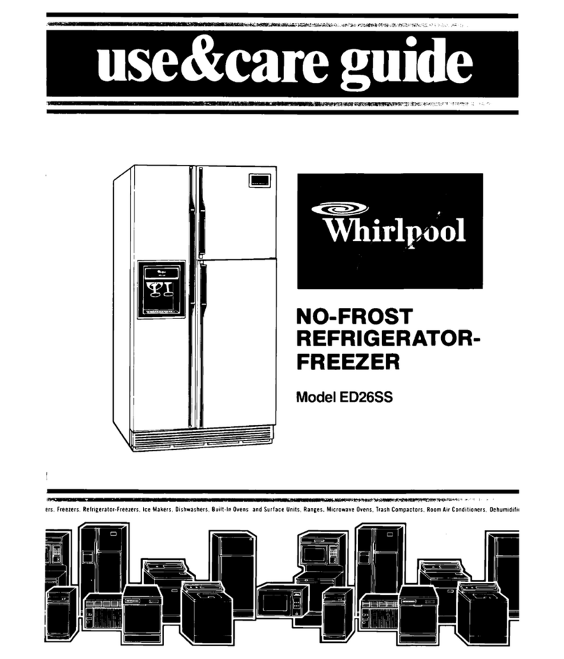 Whirlpool ED26SS Use & care guide