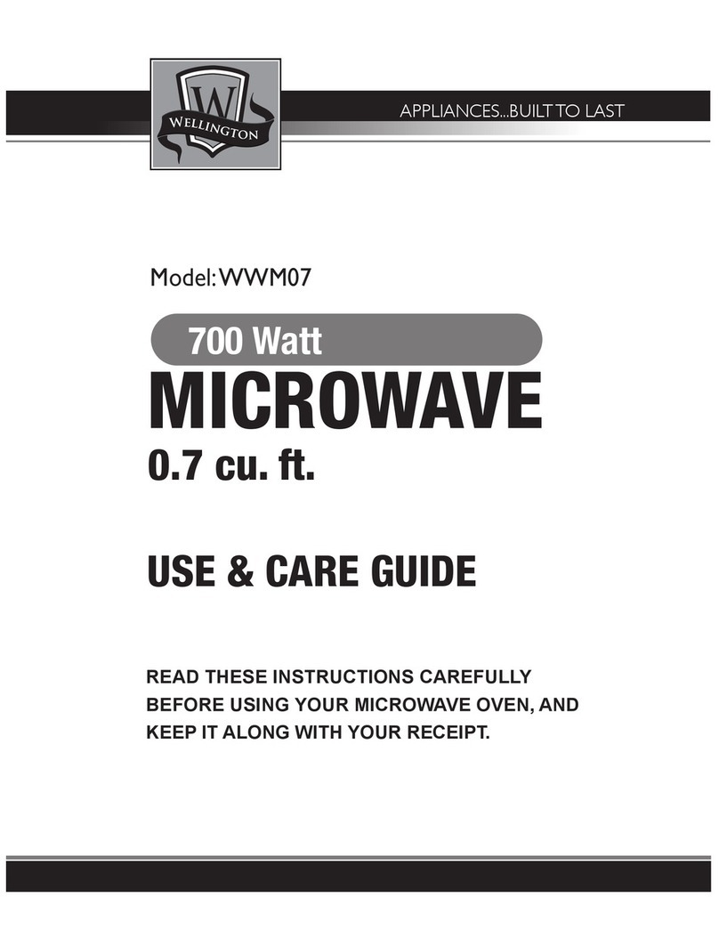 Wellington WWM07 Use & care guide