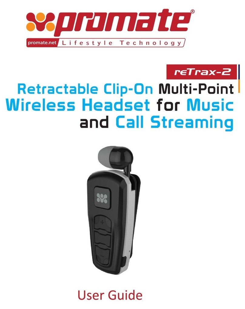 Promate reTrax-2 User manual Promate reTrax-2 User manual
