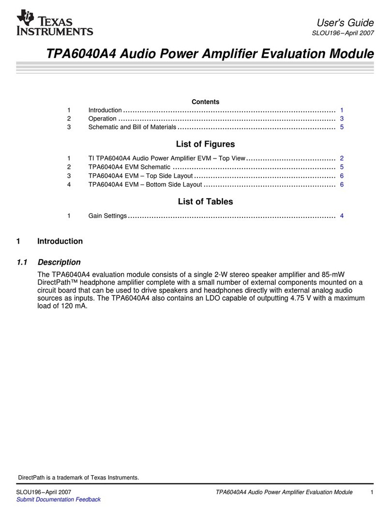 Texas TPA6040A4 user guide