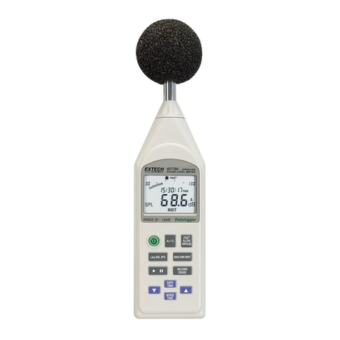 Extech Instruments 407780 User manual