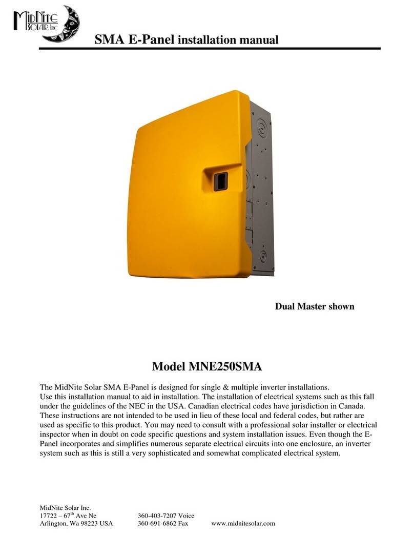 MidNite Solar MNE250SMA installation manual