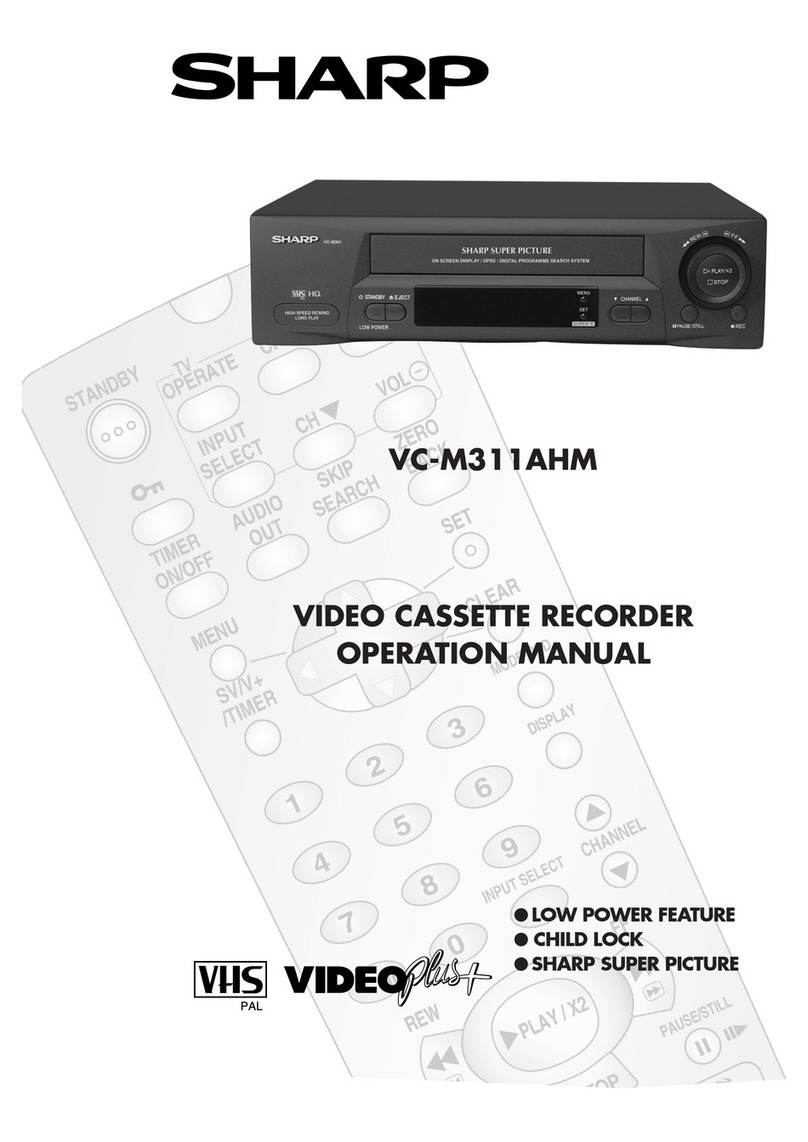 Sharp VC-M311AHM User manual Sharp VC-M311AHM User manual
