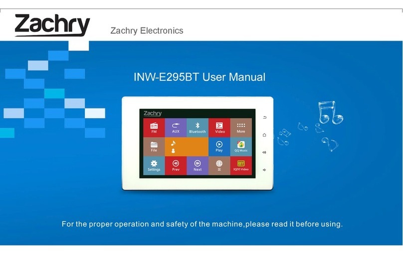 Zachry INW-E295BT user manual