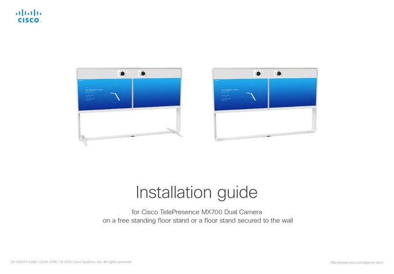 Cisco TelePresence MX700 User manual