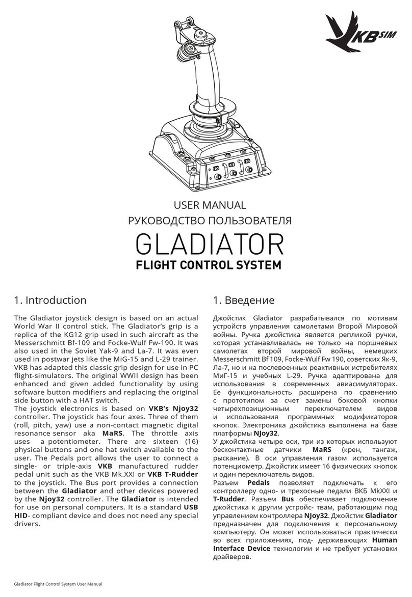 VKB-Sim GLADIATOR user manual
