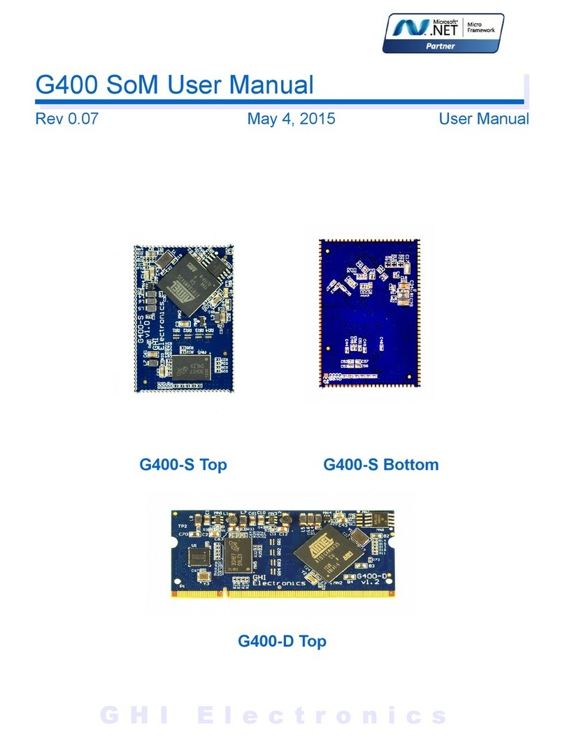 GHI electronics G400-S User manual