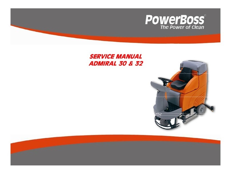 PowerBoss Admiral 30 Service manual
