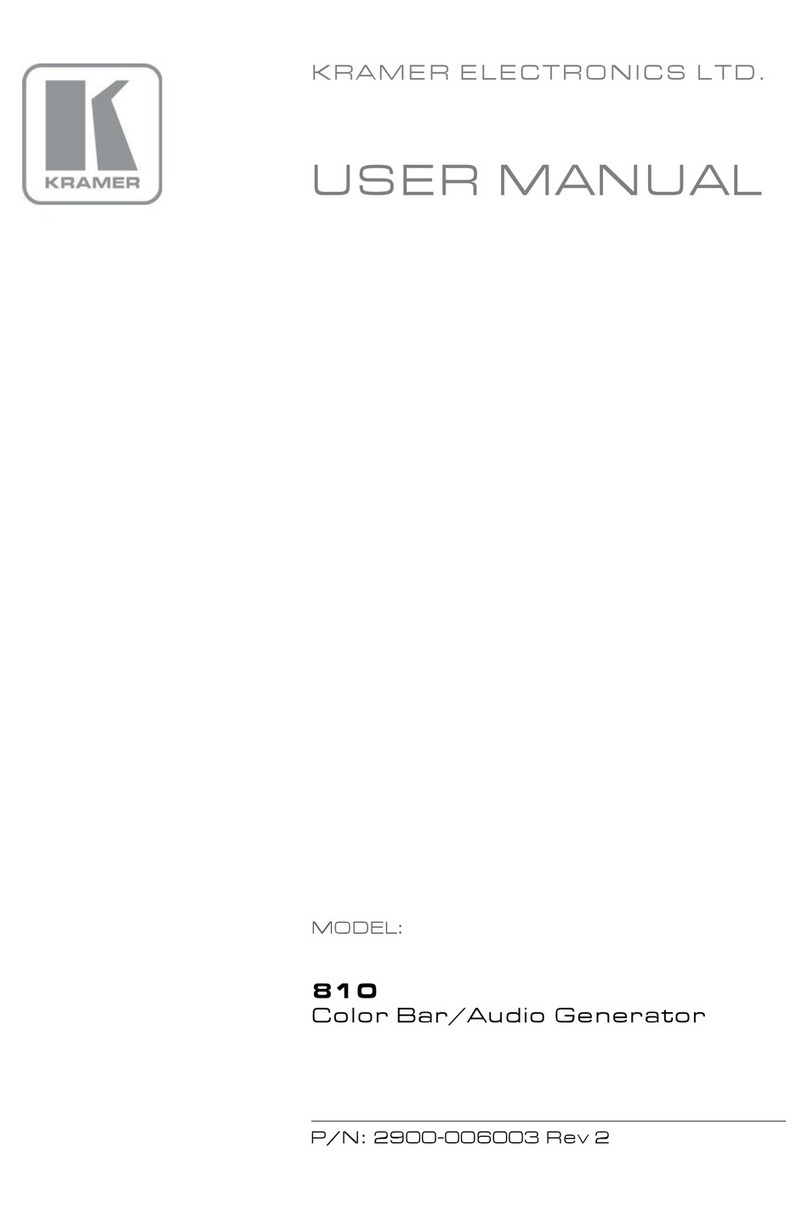 Kramer 810 user manual