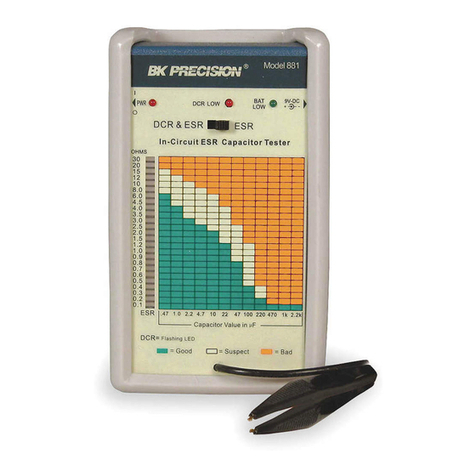 B+K precision 881 instruction manual