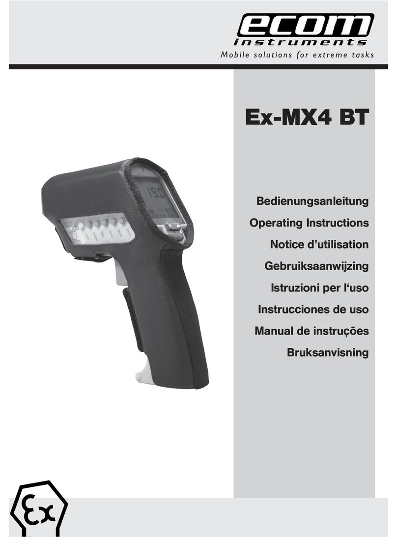 Ecom Instruments Ex-MX4 BT operating instructions