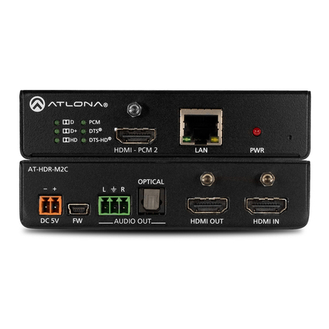 Atlona AT-HDR-M2C installation guide