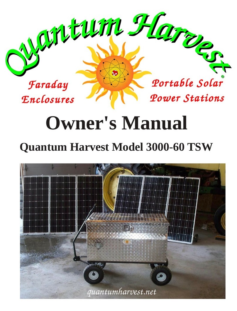 Quantum Harvest 3000-60 TSW owner's manual