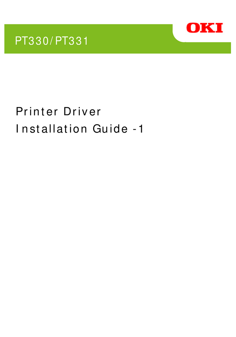 Oki PT330 User manual