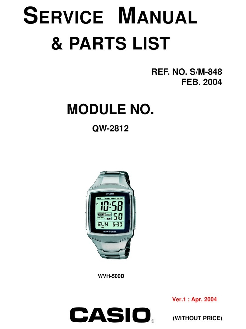 Casio QW-2812 Troubleshooting guide
